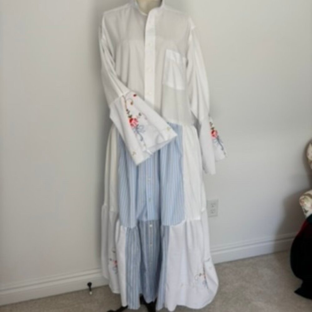 Vintage Boho Upcycled Handmade Festival Maxi Dress - Picture 2 of 12